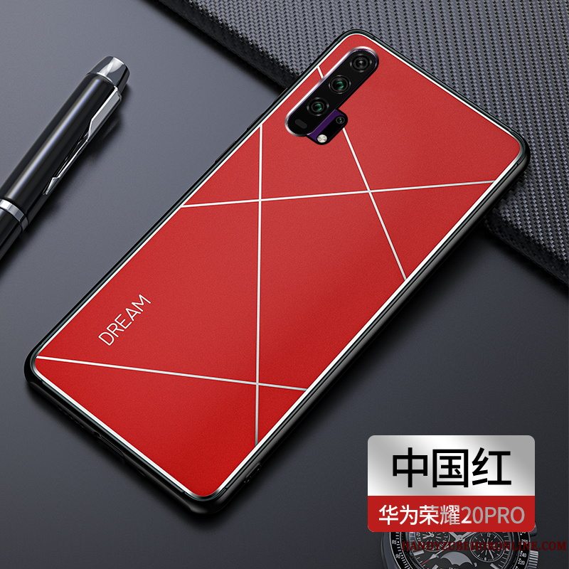 Etui Honor 20 Pro Metal Anti-fald Grå, Cover Honor 20 Pro Tasker Telefontrend