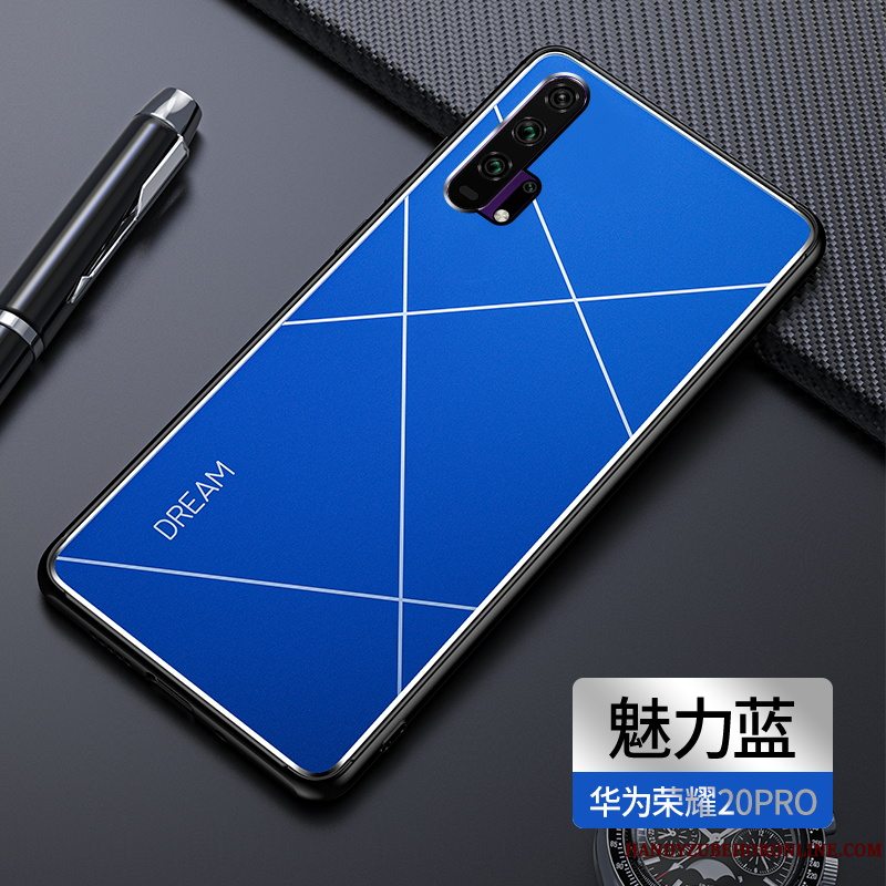 Etui Honor 20 Pro Metal Anti-fald Grå, Cover Honor 20 Pro Tasker Telefontrend