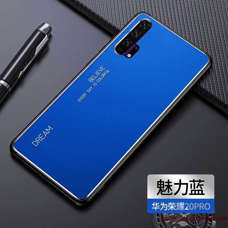 Etui Honor 20 Pro Metal Anti-fald Grå, Cover Honor 20 Pro Tasker Telefontrend