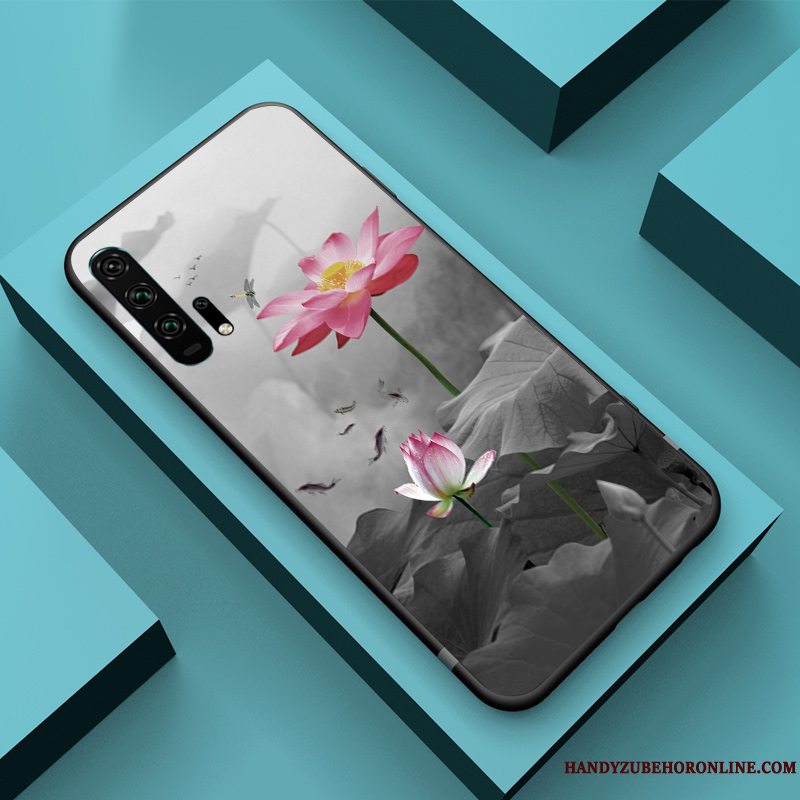 Etui Honor 20 Pro Silikone Anti-fald Let Tynd, Cover Honor 20 Pro Tasker Vind Kinesisk Stil