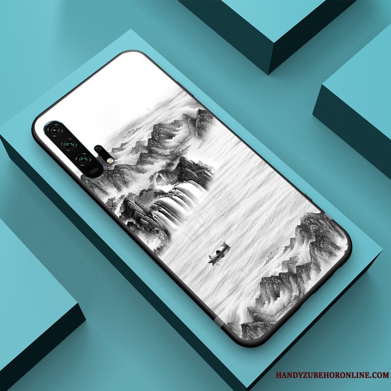 Etui Honor 20 Pro Silikone Anti-fald Let Tynd, Cover Honor 20 Pro Tasker Vind Kinesisk Stil