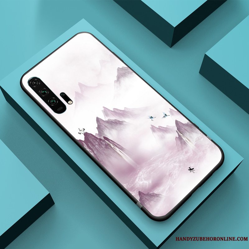 Etui Honor 20 Pro Silikone Anti-fald Let Tynd, Cover Honor 20 Pro Tasker Vind Kinesisk Stil