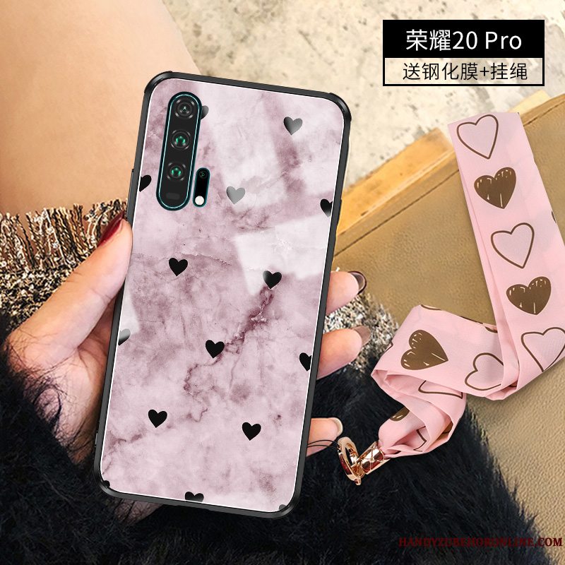 Etui Honor 20 Pro Silikone Spejl High End, Cover Honor 20 Pro Kreativ Lyse Anti-fald