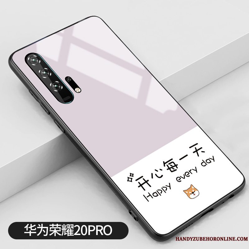 Etui Honor 20 Pro Silikone Trend Af Personlighed, Cover Honor 20 Pro Kreativ Telefonnet Red