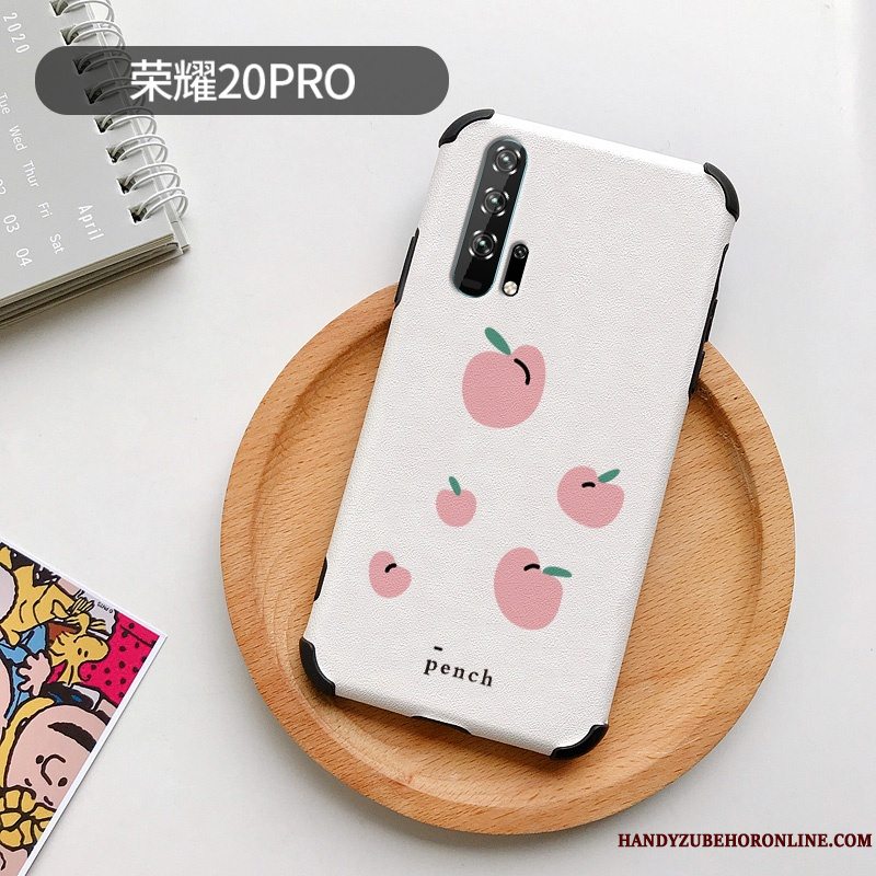 Etui Honor 20 Pro Silke Hvid Telefon, Cover Honor 20 Pro Beskyttelse Mønster Frisk