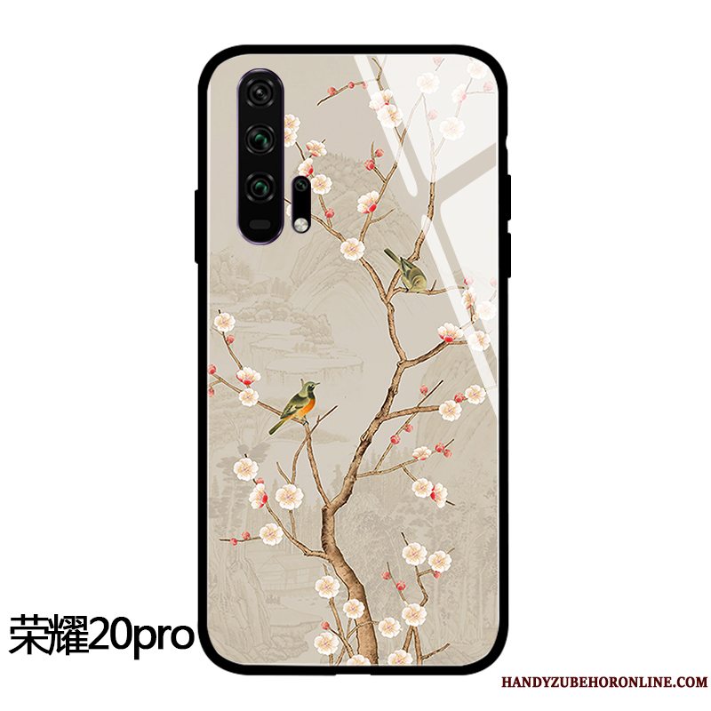 Etui Honor 20 Pro Tasker Af Personlighed Anti-fald, Cover Honor 20 Pro Beskyttelse Grå Kinesisk Stil