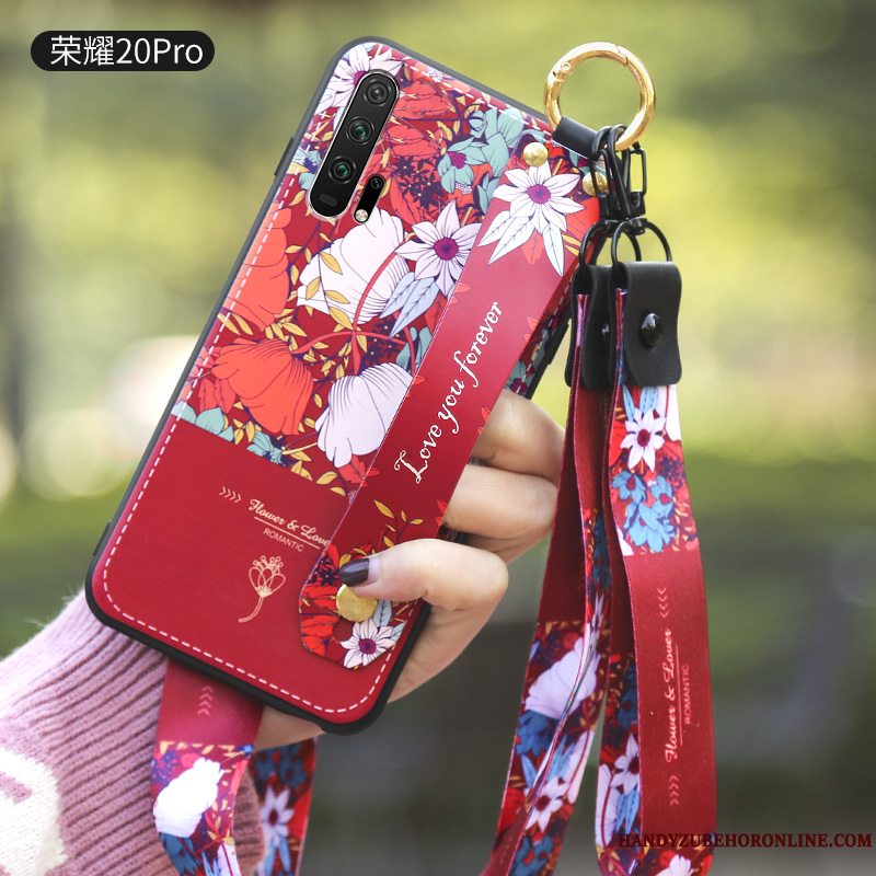 Etui Honor 20 Pro Tasker Af Personlighed Grøn, Cover Honor 20 Pro Silikone Ungdom Telefon