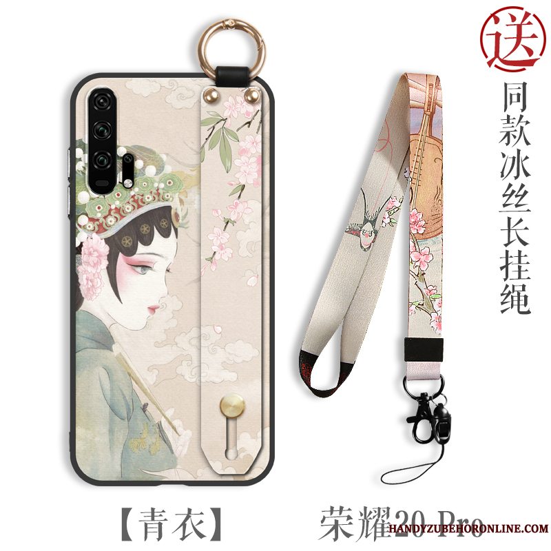 Etui Honor 20 Pro Tasker Beijing Opera Kinesisk Stil, Cover Honor 20 Pro Beskyttelse Anti-fald Tynd