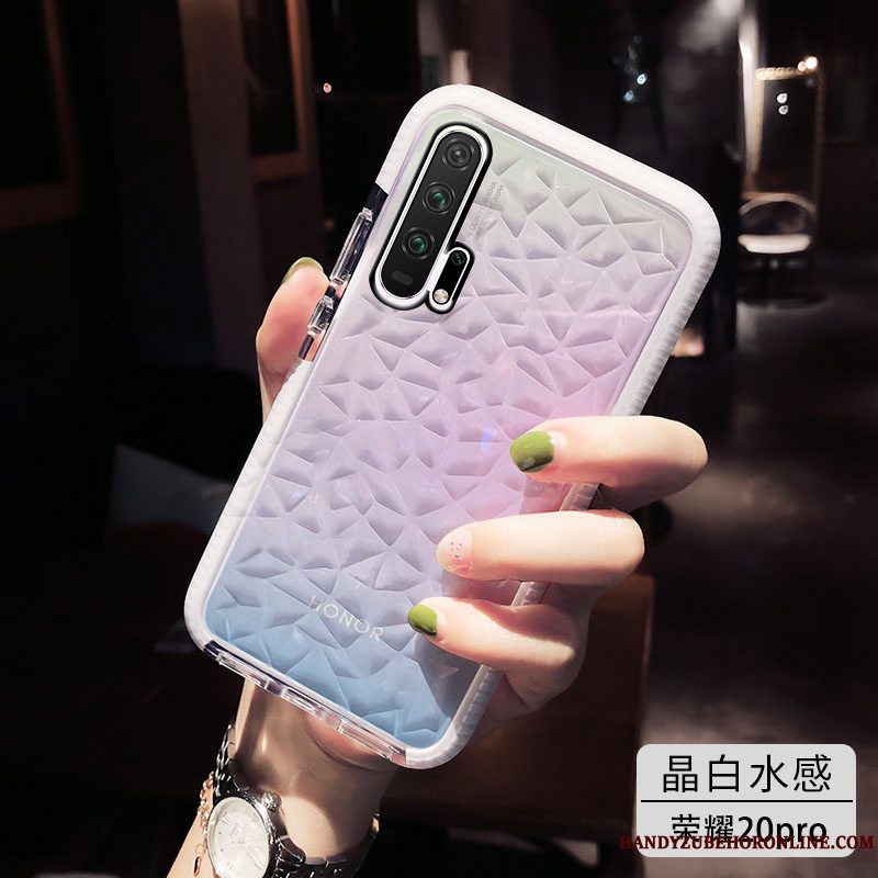 Etui Honor 20 Pro Tasker Net Red Gennemsigtig, Cover Honor 20 Pro Blød Simple Telefon