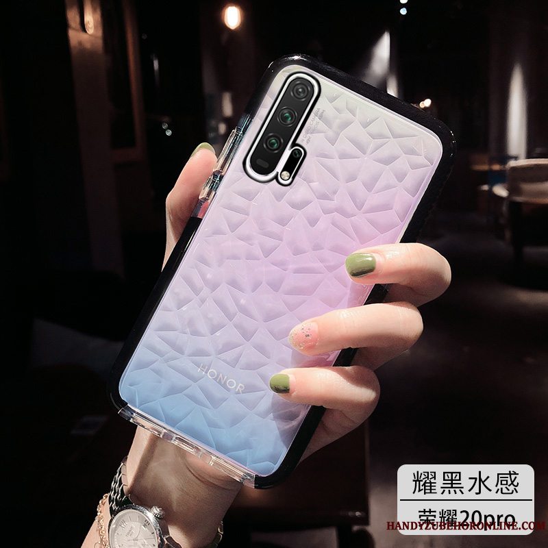 Etui Honor 20 Pro Tasker Net Red Gennemsigtig, Cover Honor 20 Pro Blød Simple Telefon