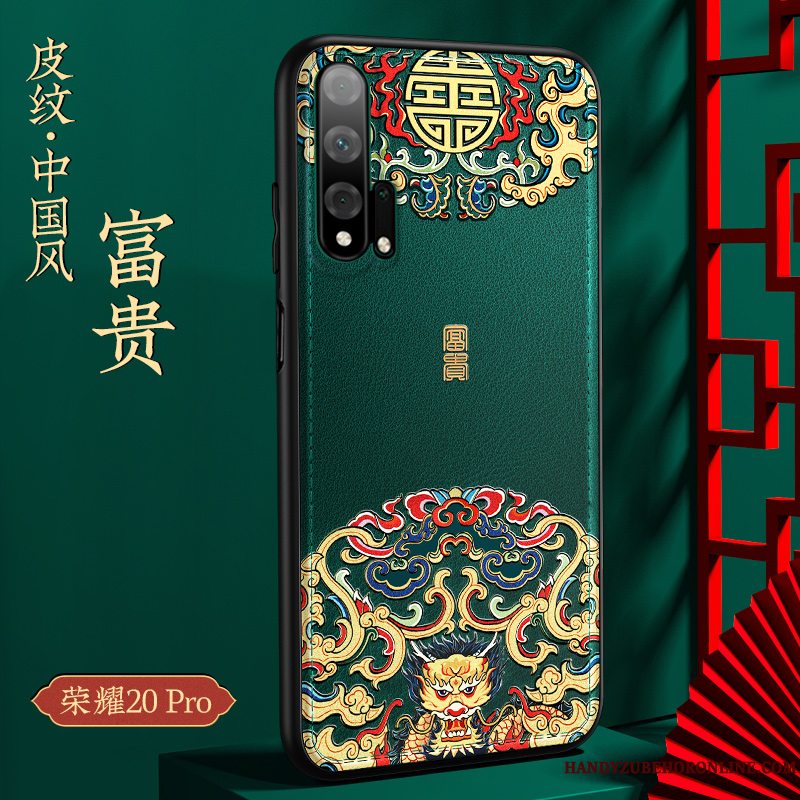 Etui Honor 20 Pro Vintage Vind Ungdom, Cover Honor 20 Pro Læder Anti-fald Trend