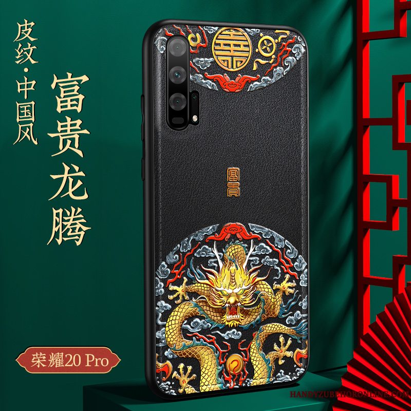 Etui Honor 20 Pro Vintage Vind Ungdom, Cover Honor 20 Pro Læder Anti-fald Trend