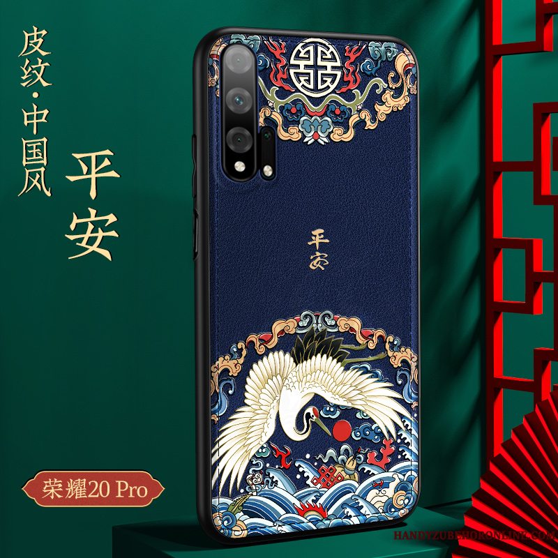 Etui Honor 20 Pro Vintage Vind Ungdom, Cover Honor 20 Pro Læder Anti-fald Trend