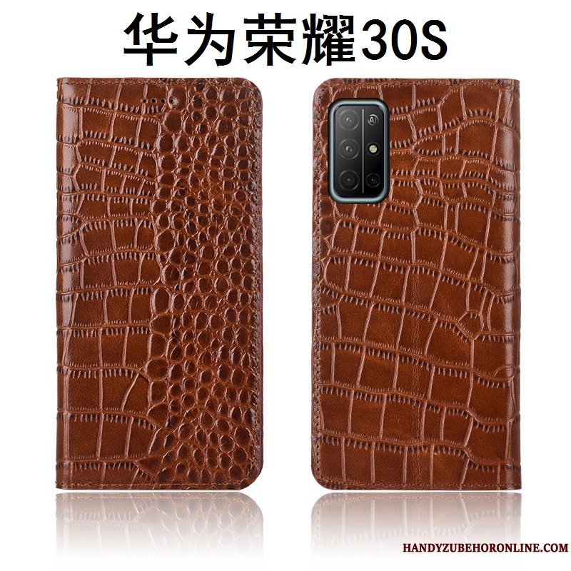 Etui Honor 30s Beskyttelse Telefonkrokodille, Cover Honor 30s Tasker Mønster Anti-fald