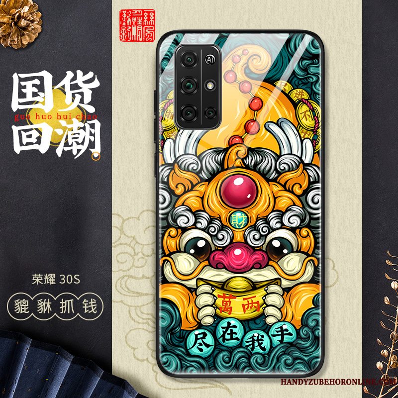 Etui Honor 30s Tasker Kinesisk Stil Telefon, Cover Honor 30s Beskyttelse Anti-fald Tynd