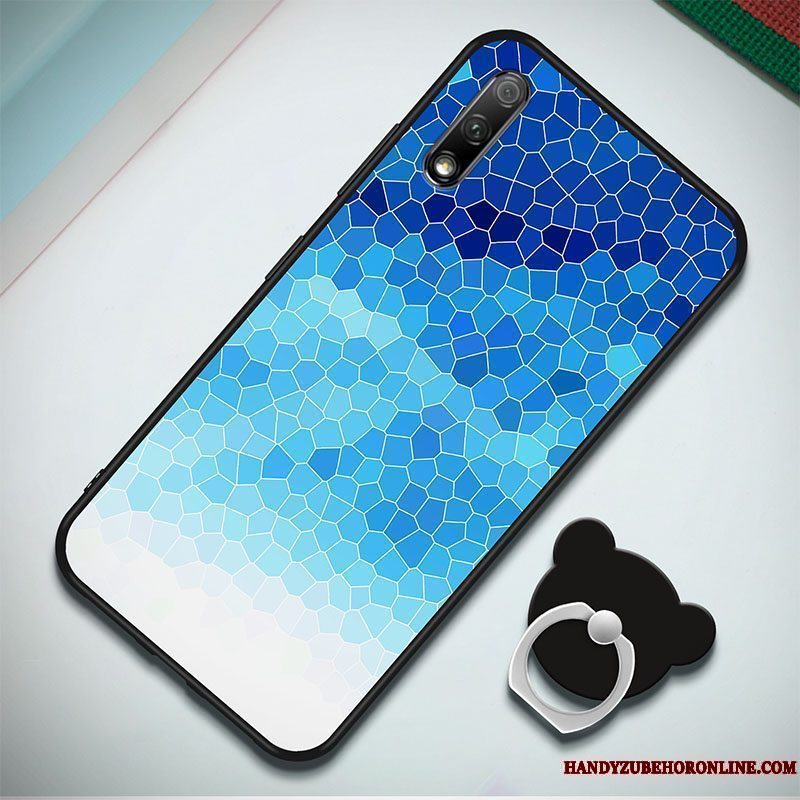 Etui Honor 9x Beskyttelse Lyserød Knapper, Cover Honor 9x Support Anti-fald Af Personlighed