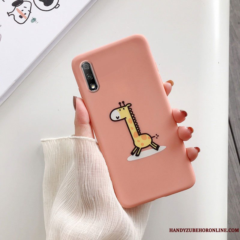 Etui Honor 9x Cartoon Lille Sektion Lyserød, Cover Honor 9x Blød Smuk Telefon