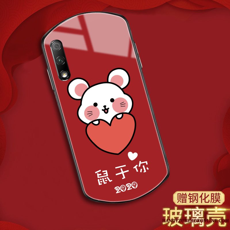 Etui Honor 9x Glas Cirkel, Cover Honor 9x Telefonanti-fald