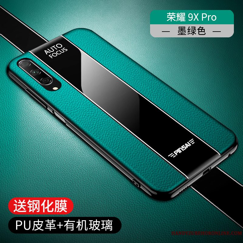 Etui Honor 9x Pro Kreativ Telefonnubuck, Cover Honor 9x Pro Tasker Sort Trend