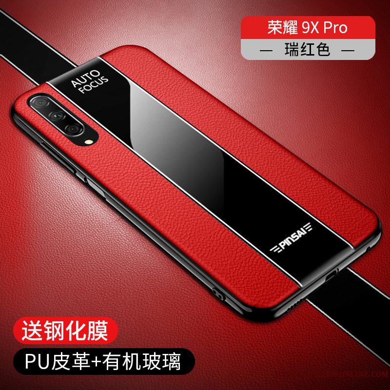 Etui Honor 9x Pro Kreativ Telefonnubuck, Cover Honor 9x Pro Tasker Sort Trend