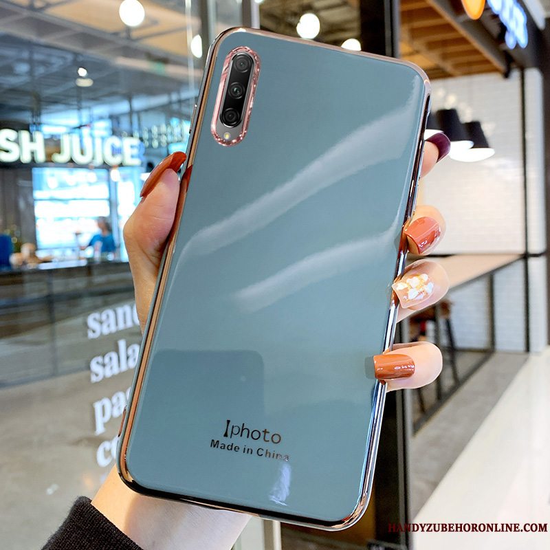 Etui Honor 9x Pro Tasker Trendy Anti-fald, Cover Honor 9x Pro Blød Grøn Telefon