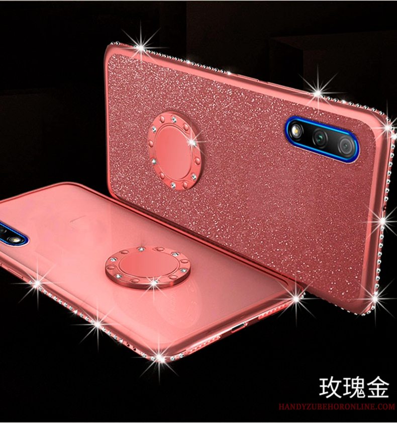 Etui Honor 9x Tasker Anti-fald Net Red, Cover Honor 9x Beskyttelse Tynd Rød