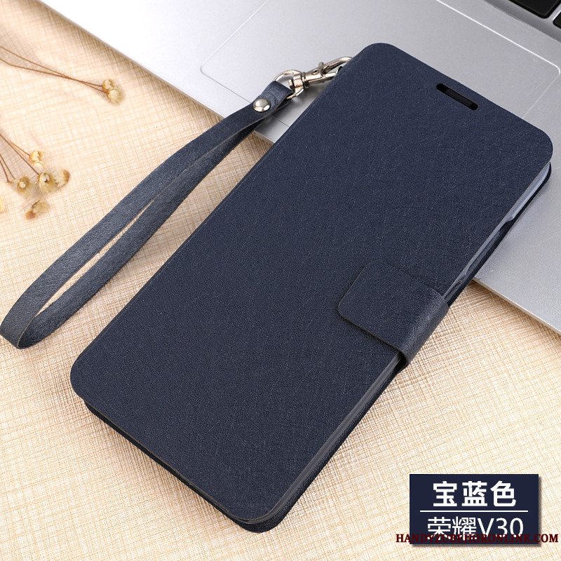 Etui Honor View30 Beskyttelse Business Nubuck, Cover Honor View30 Læder Telefonanti-fald