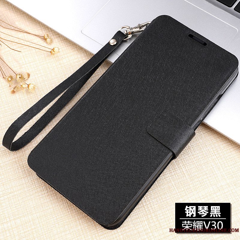 Etui Honor View30 Beskyttelse Business Nubuck, Cover Honor View30 Læder Telefonanti-fald