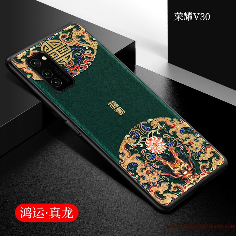 Etui Honor View30 Blød Kinesisk Stil Telefon, Cover Honor View30 Tasker Tynd Anti-fald