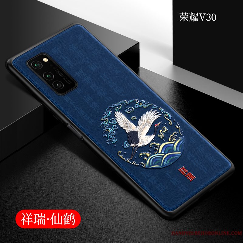 Etui Honor View30 Blød Kinesisk Stil Telefon, Cover Honor View30 Tasker Tynd Anti-fald