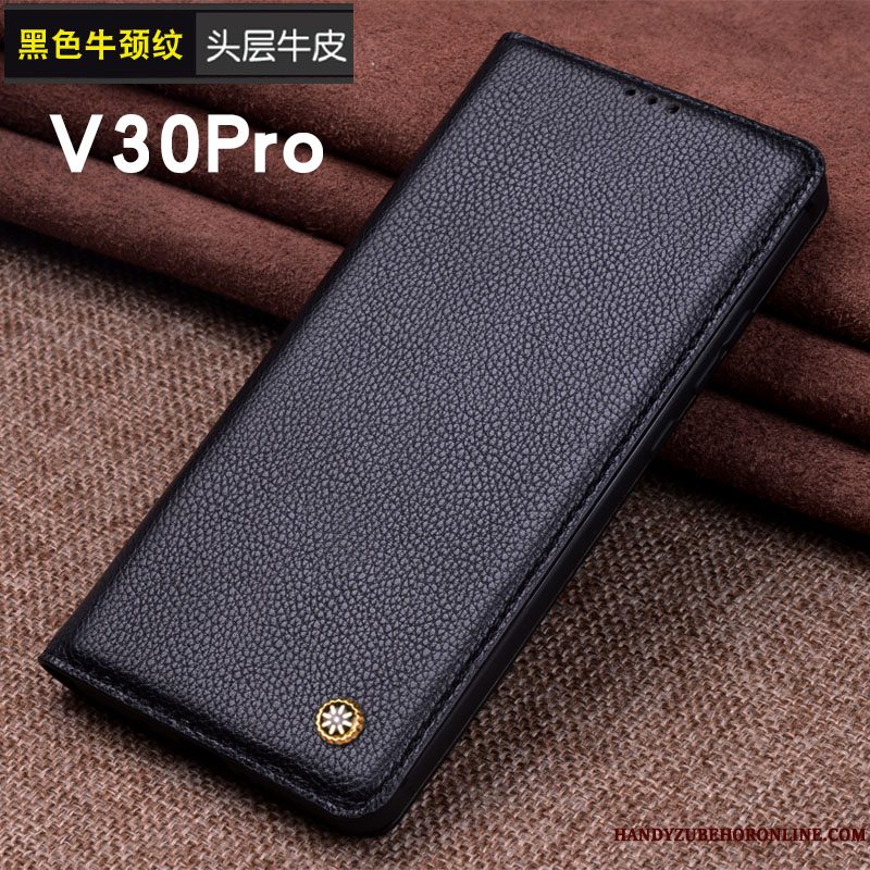 Etui Honor View30 Pro Beskyttelse Af Personlighed Sort, Cover Honor View30 Pro Tasker Ny Læder Top