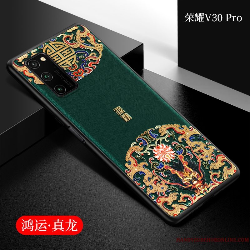 Etui Honor View30 Pro Beskyttelse Trendy Rød, Cover Honor View30 Pro Silikone Telefontynd