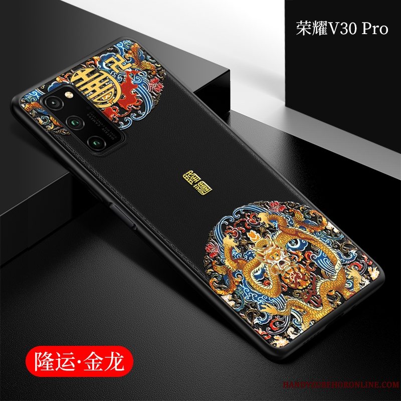 Etui Honor View30 Pro Beskyttelse Trendy Rød, Cover Honor View30 Pro Silikone Telefontynd