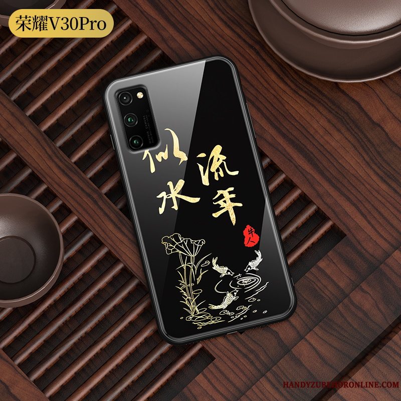 Etui Honor View30 Pro Kreativ Lyser Kinesisk Stil, Cover Honor View30 Pro Elskeren Telefon