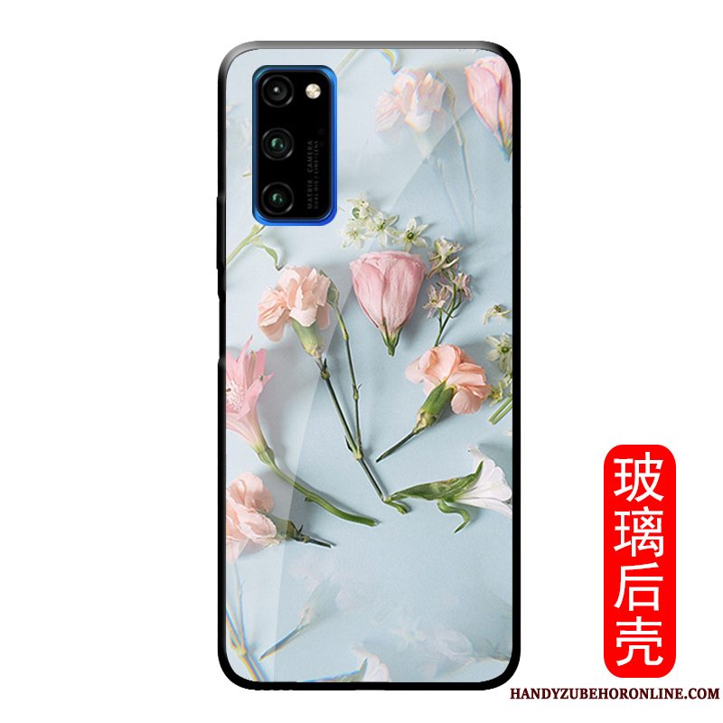 Etui Honor View30 Pro Mode Af Personlighed Lyserød, Cover Honor View30 Pro Blomster Rose Lille Sektion