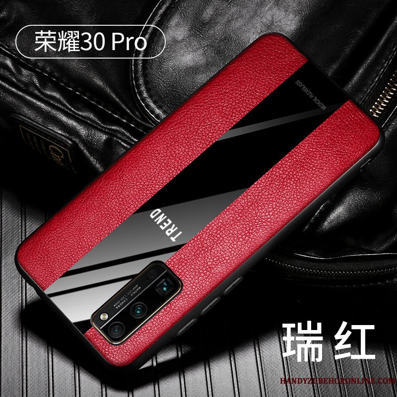 Etui Honor View30 Pro Tasker Telefontynd, Cover Honor View30 Pro Beskyttelse Grøn Ny