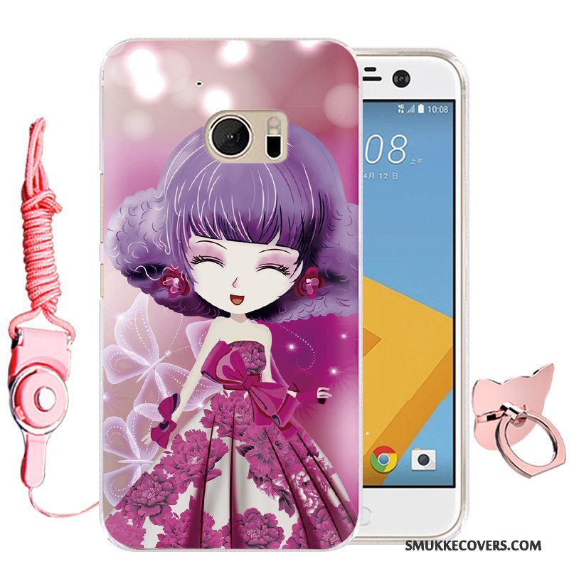 Etui Htc 10 Cartoon Lyserød Telefon, Cover Htc 10 Silikone