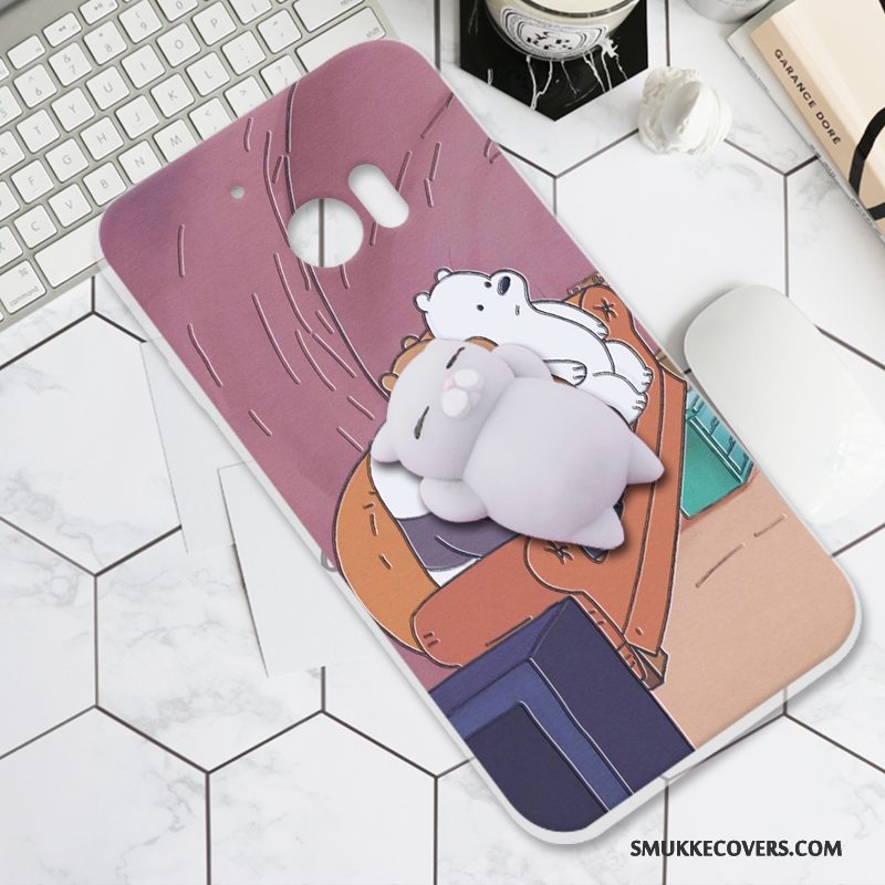 Etui Htc 10 Kreativ Anti-fald Tredimensionale, Cover Htc 10 Tasker Ny Gul