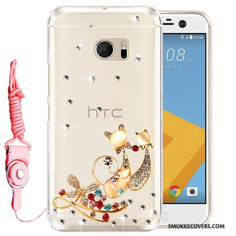 Etui Htc 10 Strass Lyserød Telefon, Cover Htc 10 Beskyttelse