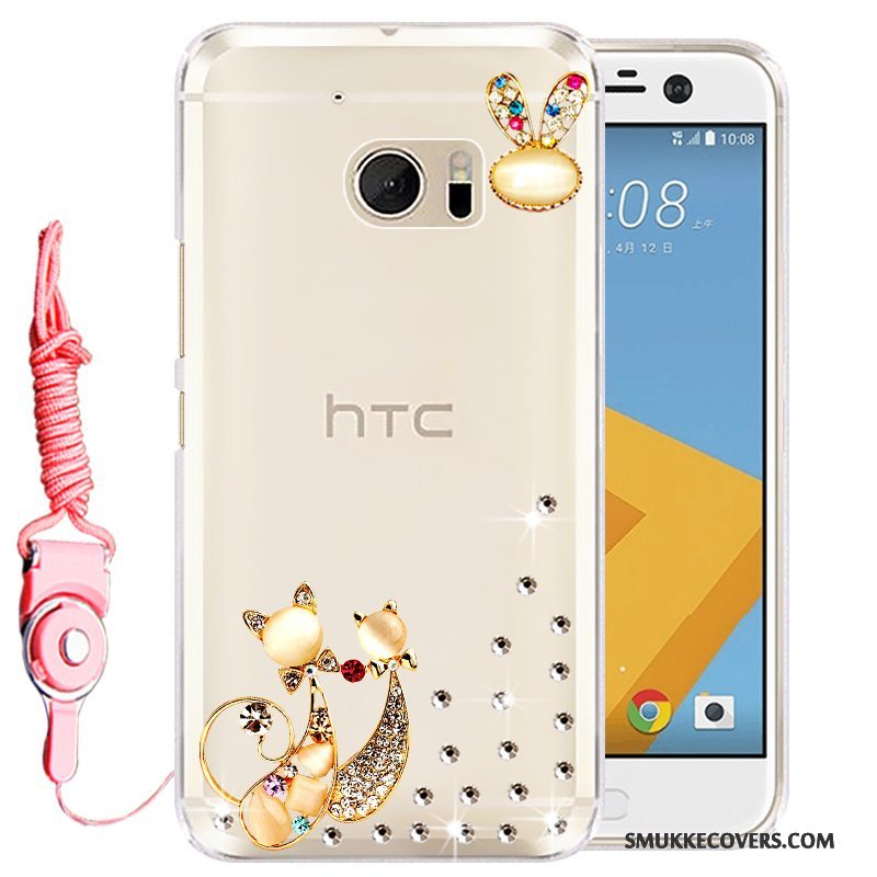 Etui Htc 10 Strass Lyserød Telefon, Cover Htc 10 Beskyttelse