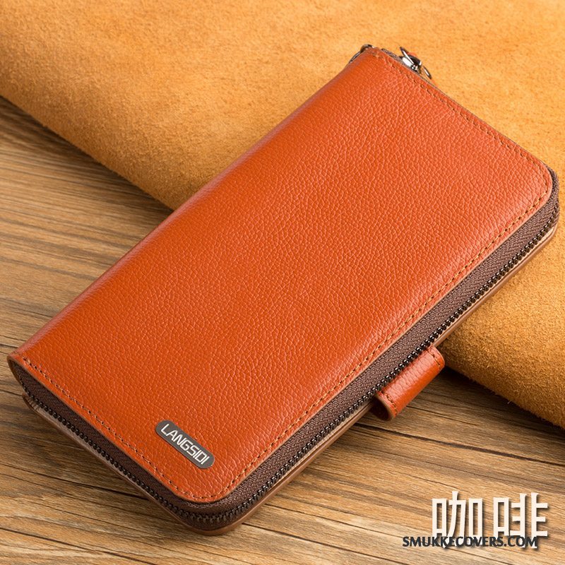 Etui Htc 10 Tegnebog Telefontrend, Cover Htc 10 Tasker Orange Tynd