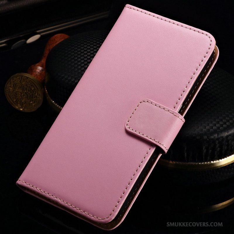 Etui Htc Desire 10 Lifestyle Læder Rød Telefon, Cover Htc Desire 10 Lifestyle Beskyttelse