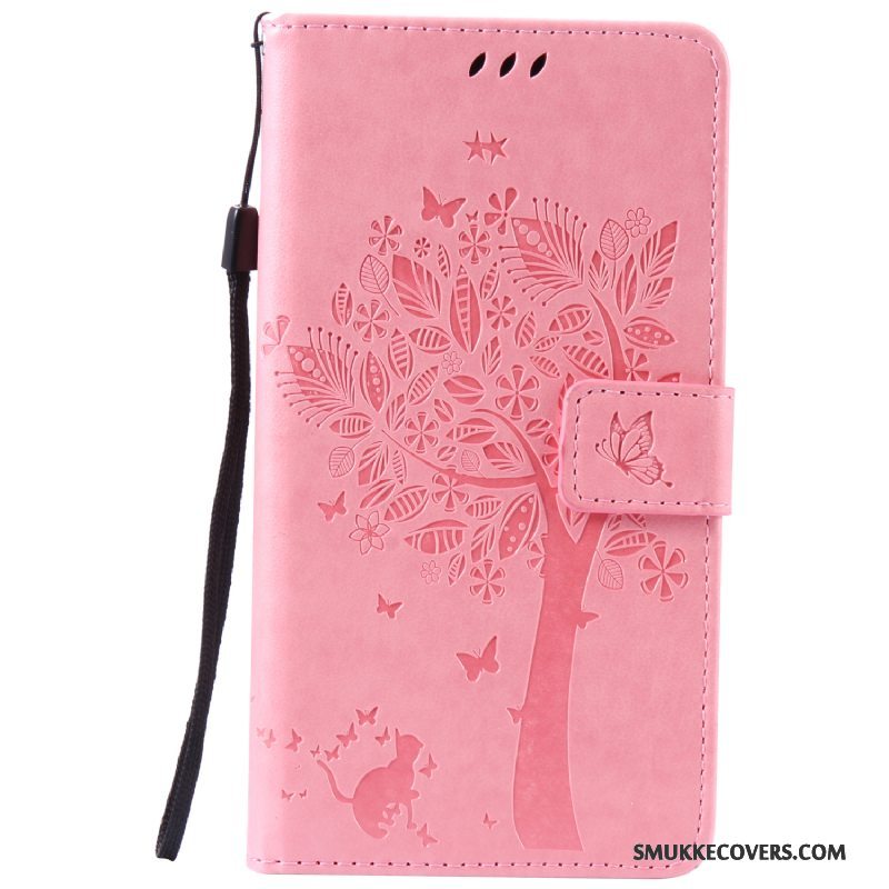 Etui Htc Desire 10 Lifestyle Læder Telefonlyserød, Cover Htc Desire 10 Lifestyle Folio