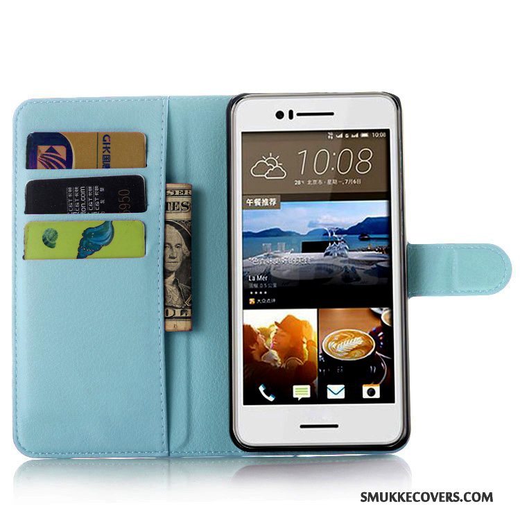 Etui Htc Desire 728 Beskyttelse Anti-fald Telefon, Cover Htc Desire 728 Læder Sort