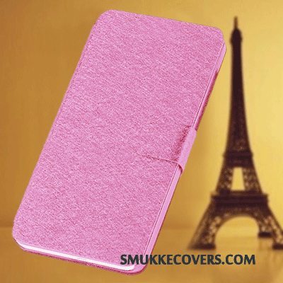 Etui Htc Desire 728 Læder Spænde Telefon, Cover Htc Desire 728 Beskyttelse Rød