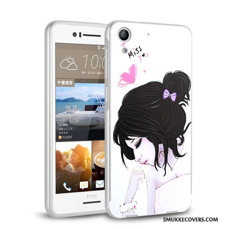 Etui Htc Desire 728 Metal Tynd Høj, Cover Htc Desire 728 Beskyttelse Ramme Trend
