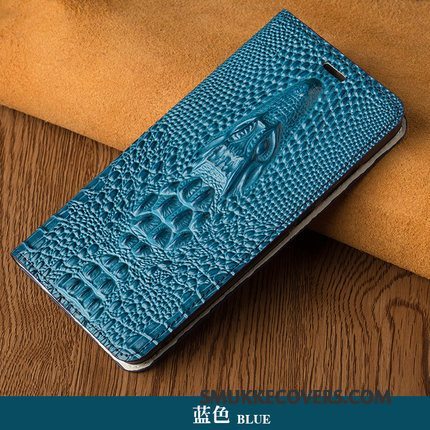 Etui Htc Desire 825 Læder Business Telefon, Cover Htc Desire 825 Beskyttelse Anti-fald Rød