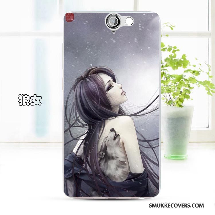 Etui Htc One A9 Blød Lyserød Anti-fald, Cover Htc One A9 Cartoon Telefon