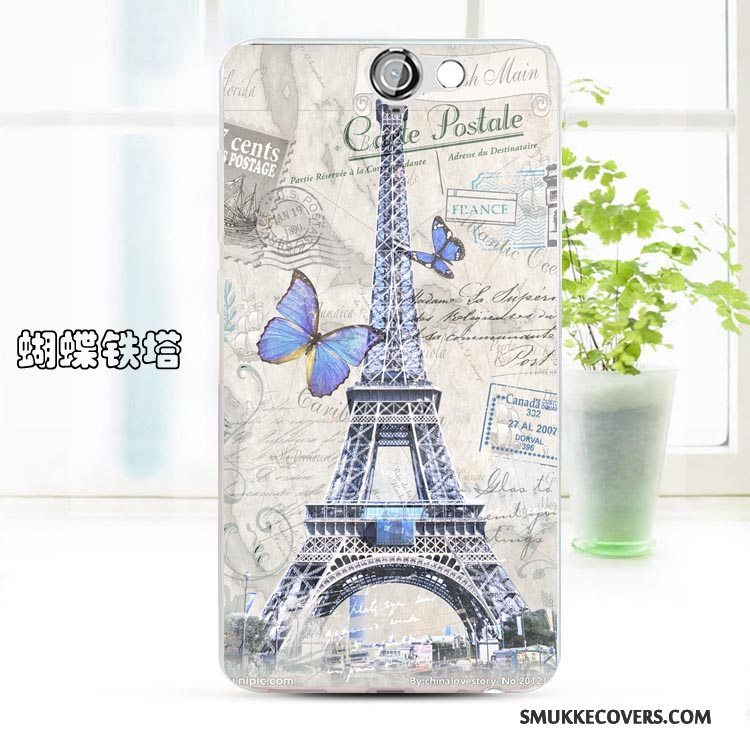 Etui Htc One A9 Blød Lyserød Anti-fald, Cover Htc One A9 Cartoon Telefon