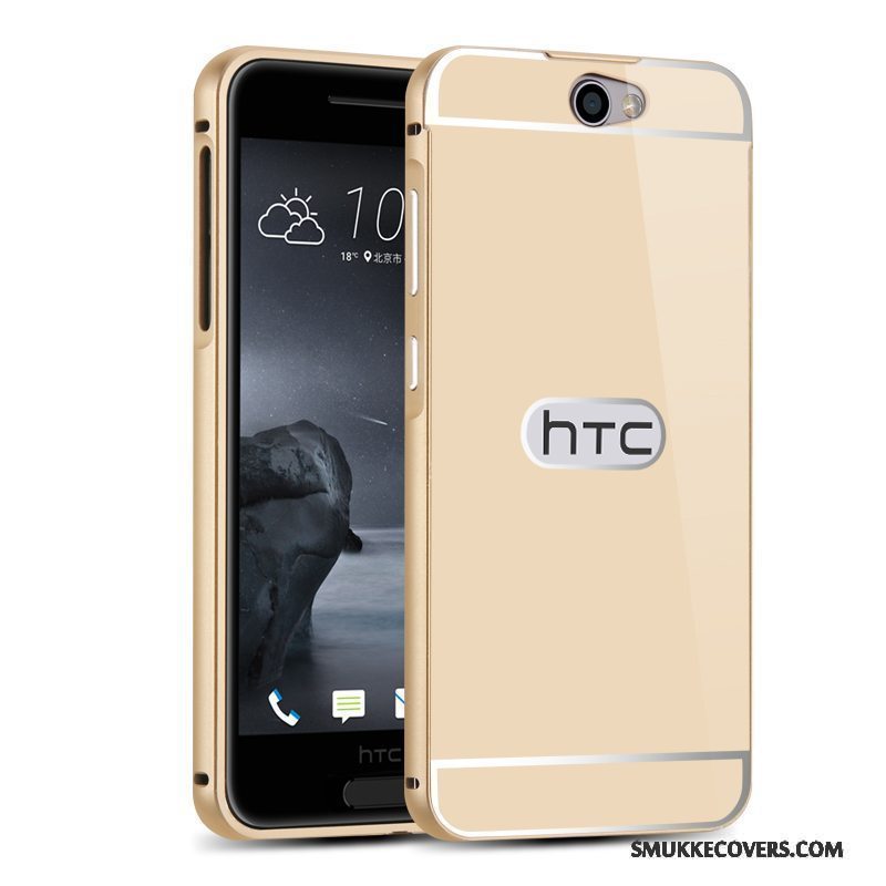 Etui Htc One A9 Metal Lyserød Ramme, Cover Htc One A9 Beskyttelse Bagdæksel Telefon